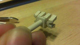The forward engine block and main body cylinder.